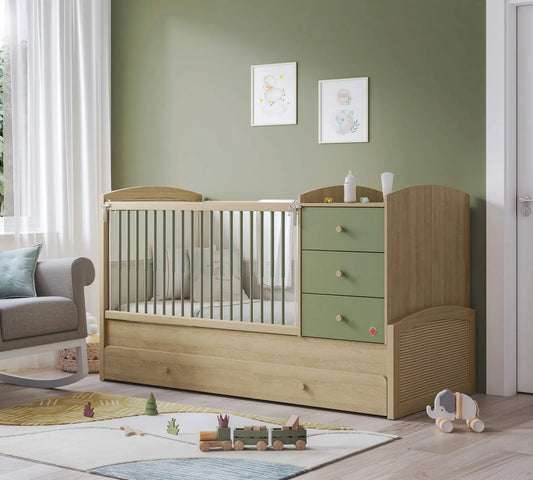 Бебешка трансформираща кошара Loof Baby 80х180см